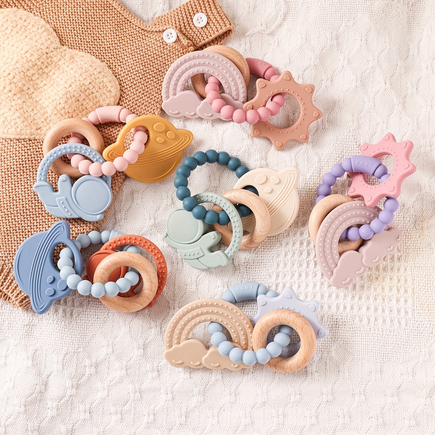 True Bub™ Galaxy Ring - Baby Sensory Toy Bundle