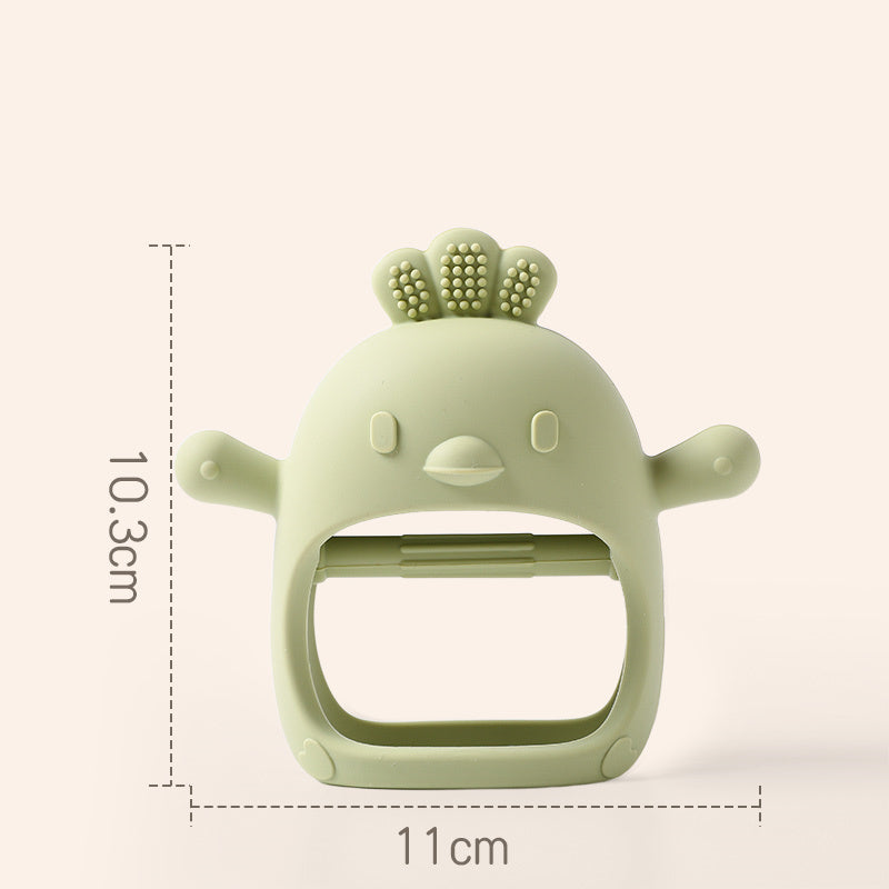 True Bub™ Food Grade BPA Free Twin Pack Birdy Soothing Glove - Grip Teething Mitten Toy