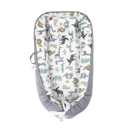 True Bub™ Baby Lounger - Pure Cotton Baby Portable Nest