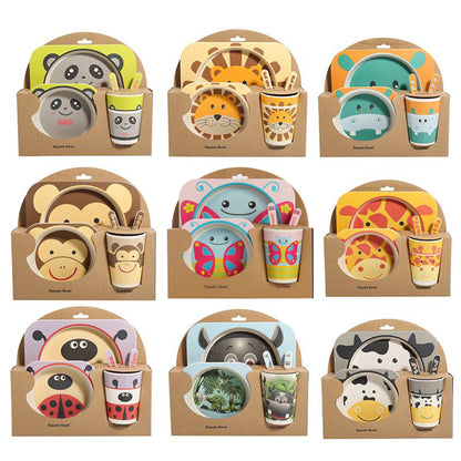 True Bub™ Aeko Baby - Natural Bamboo Toddler Feeding Set
