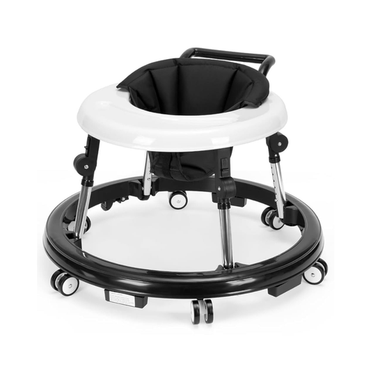 True Bub™ Grow With Me Foldable Anti-Rollover 5 Height Adjustable Baby Walker Aluminum Frame for 6-18 Months Infants