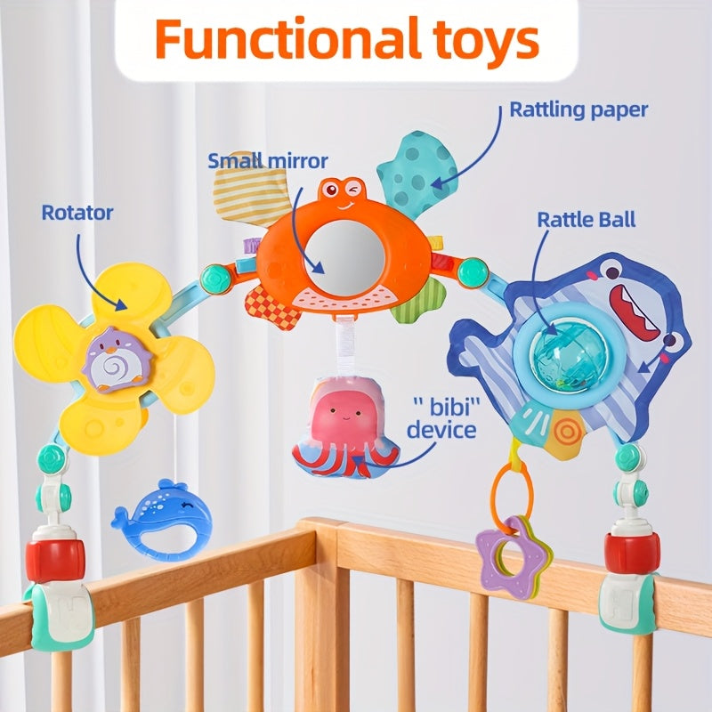 True Bub™ OceanBells  - Baby Travel Rattle Toy