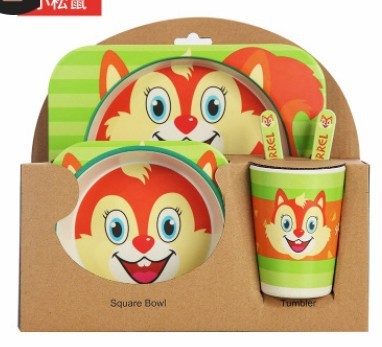 True Bub™ Aeko Baby - Natural Bamboo Toddler Feeding Set
