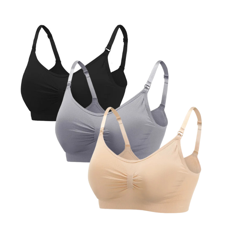 True Bub™ Wireless Supportive Maternity Bra for Breastfeeding Nursing 1-3pk