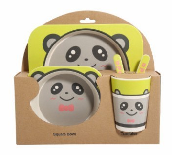 True Bub™ Aeko Baby - Natural Bamboo Toddler Feeding Set