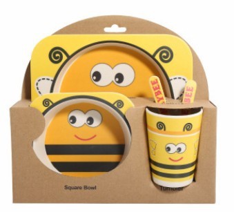 True Bub™ Aeko Baby - Natural Bamboo Toddler Feeding Set