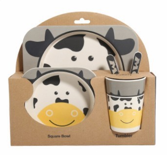 True Bub™ Aeko Baby - Natural Bamboo Toddler Feeding Set