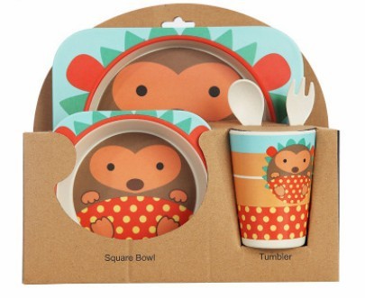 True Bub™ Aeko Baby - Natural Bamboo Toddler Feeding Set