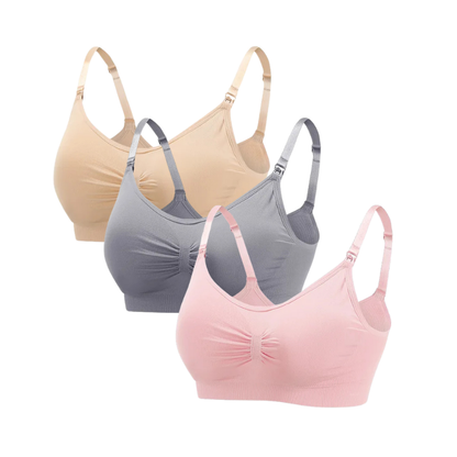 True Bub™ Wireless Supportive Maternity Bra for Breastfeeding Nursing 1-3pk