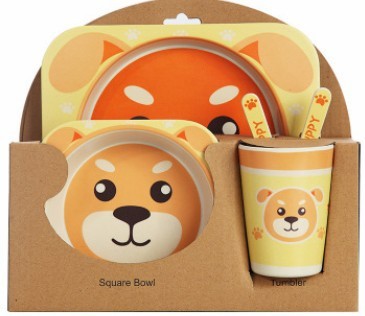 True Bub™ Aeko Baby - Natural Bamboo Toddler Feeding Set