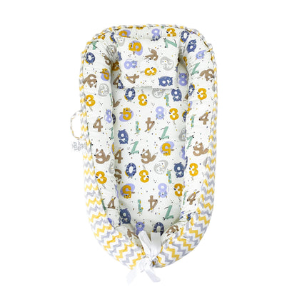 True Bub™ Baby Lounger - Pure Cotton Baby Portable Nest