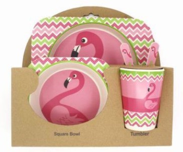 True Bub™ Aeko Baby - Natural Bamboo Toddler Feeding Set