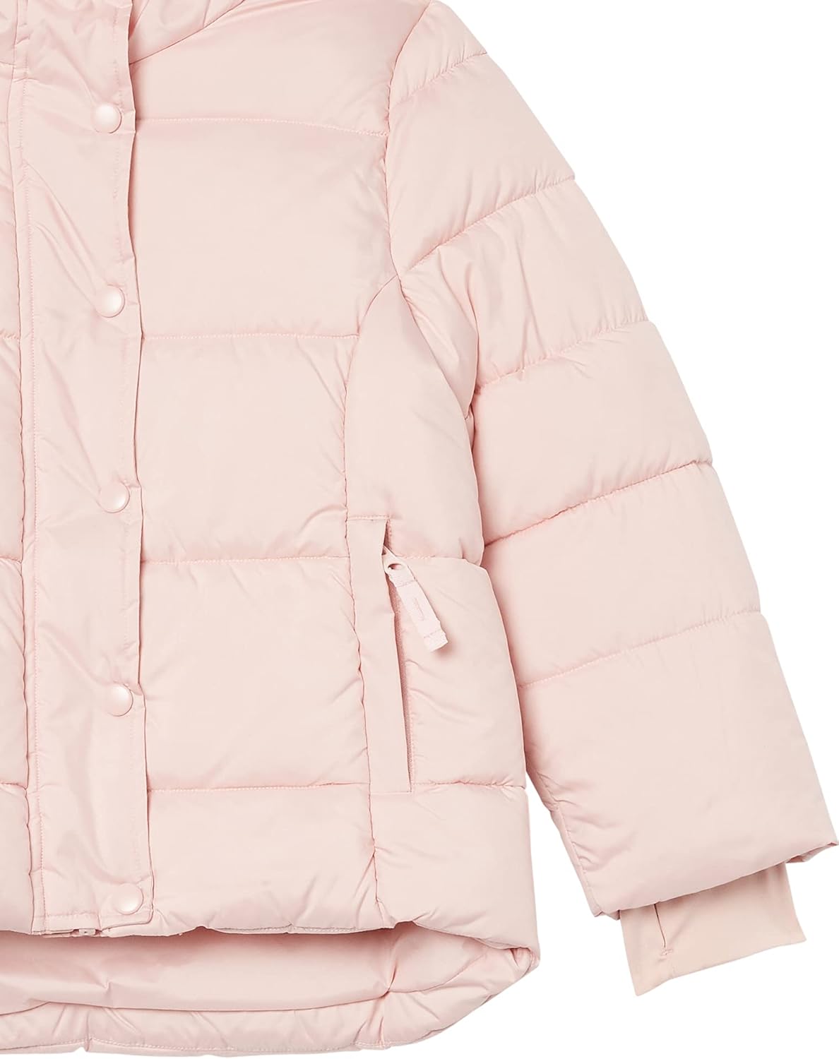 True Bub™ Essentials Girls' Insulated Heavyweight Hooded Puffer Jacket