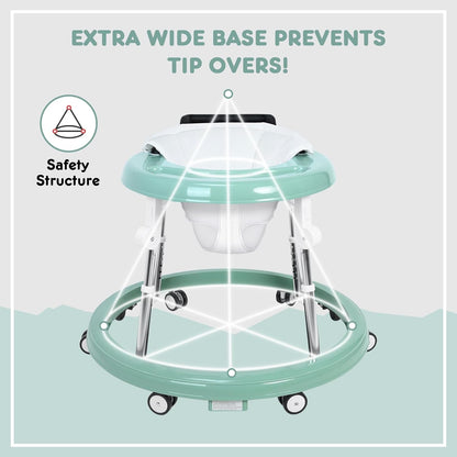 True Bub™ Grow With Me - Harpa Foldable Baby Walker with Adjustable Heights with Toddler Push Mode (Next Day Delivery Avail)