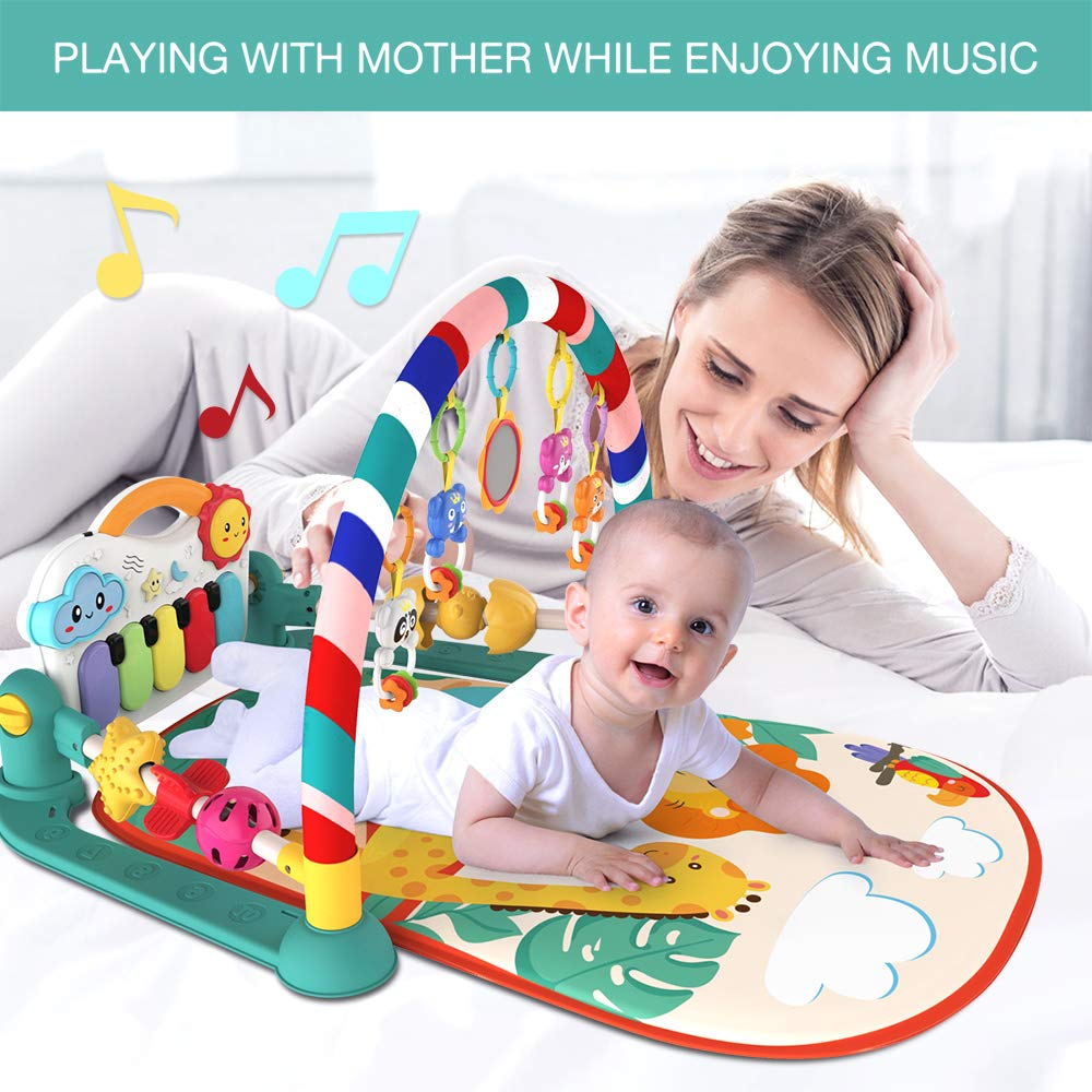True Bub™ Happy Tunes - Musical Feet Play Mat Activity Gym