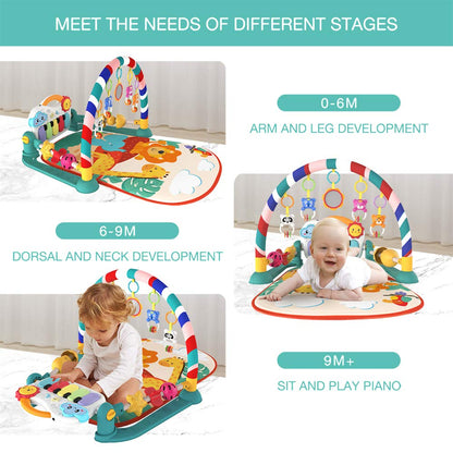 True Bub™ Happy Tunes - Musical Feet Play Mat Activity Gym
