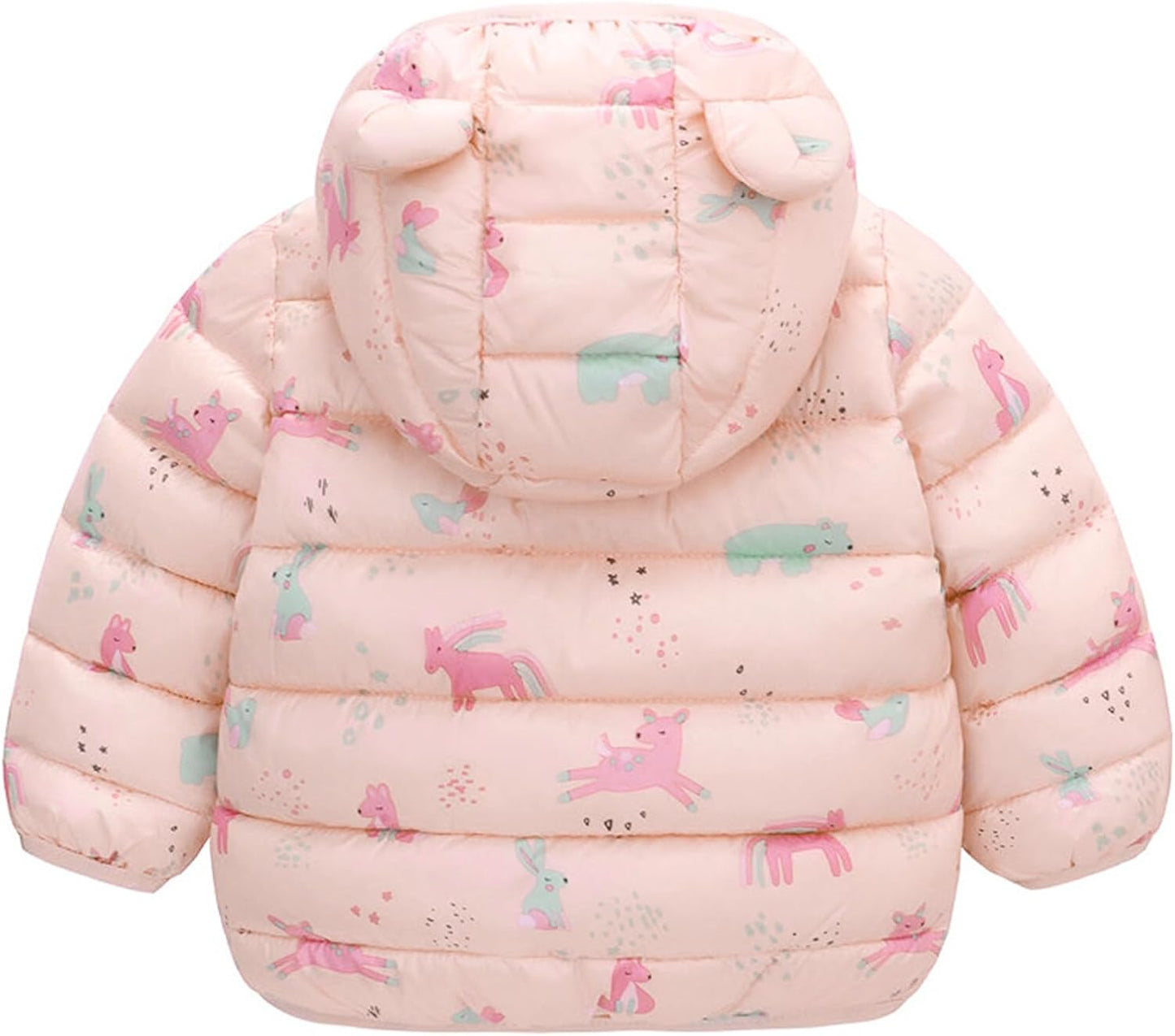 True Bub™ Winter Puffer Jacket Kids Thicken Warm Hooded Coat Lightweight Waterproof 0-4 Years