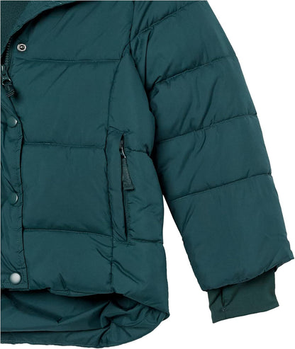 True Bub™ Essentials Girls' Insulated Heavyweight Hooded Puffer Jacket