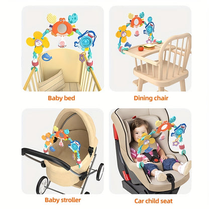 True Bub™ OceanBells  - Baby Travel Rattle Toy
