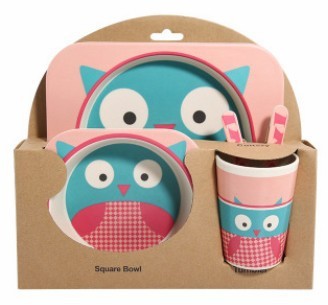 True Bub™ Aeko Baby - Natural Bamboo Toddler Feeding Set