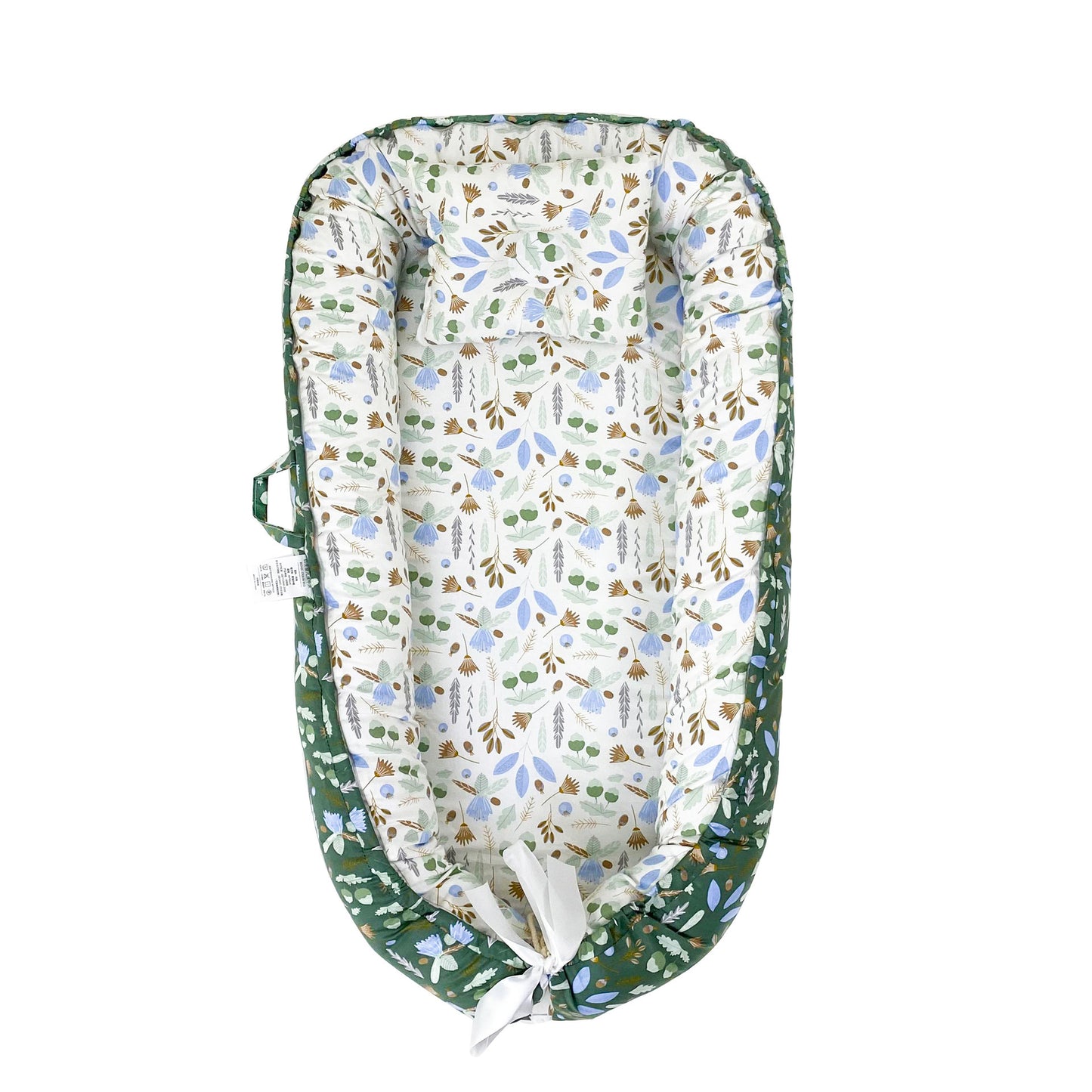 True Bub™ Baby Lounger - Pure Cotton Baby Portable Nest