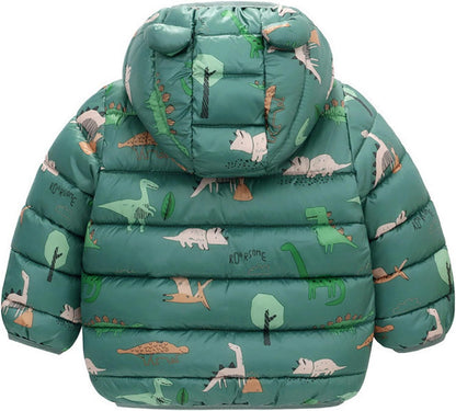 True Bub™ Winter Puffer Jacket Kids Thicken Warm Hooded Coat Lightweight Waterproof 0-4 Years