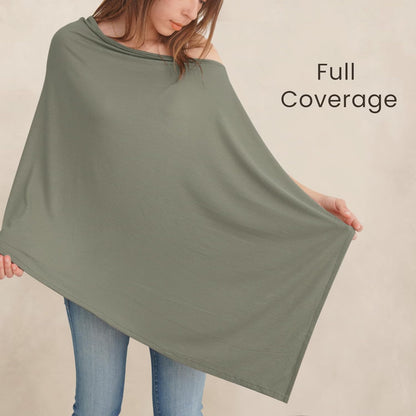 True Bub Konsy Knit Nursing Cover for Breastfeeding, Full Privacy Breathable Breastfeeding Cover, Multi-use Canopy