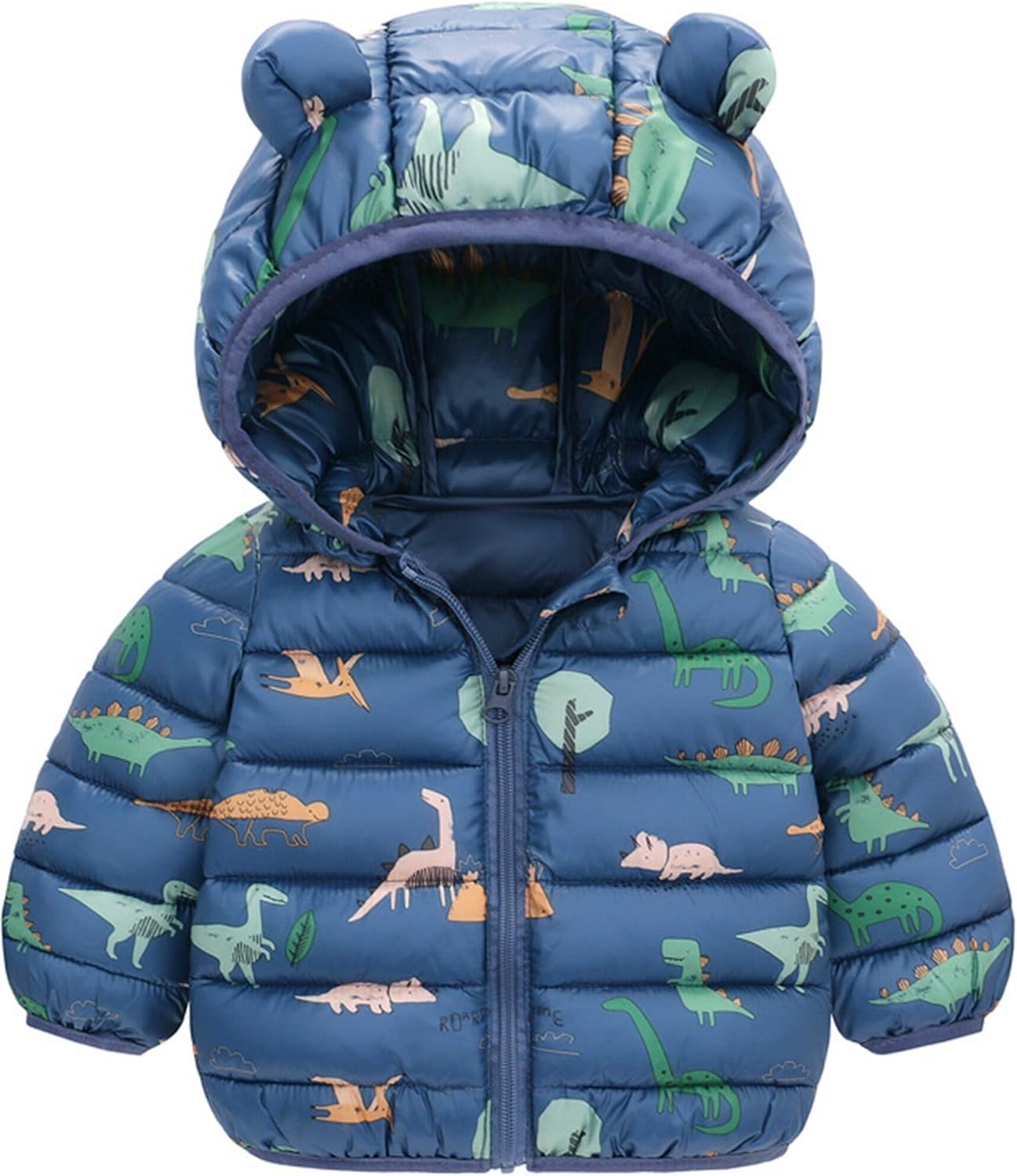 True Bub™ Winter Puffer Jacket Kids Thicken Warm Hooded Coat Lightweight Waterproof 0-4 Years