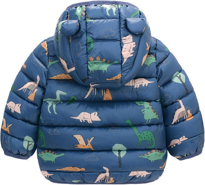 True Bub™ Winter Puffer Jacket Kids Thicken Warm Hooded Coat Lightweight Waterproof 0-4 Years