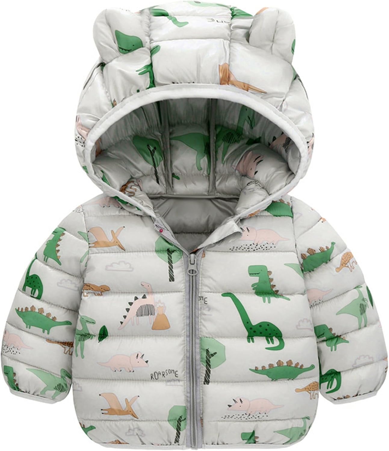 True Bub™ Winter Puffer Jacket Kids Thicken Warm Hooded Coat Lightweight Waterproof 0-4 Years