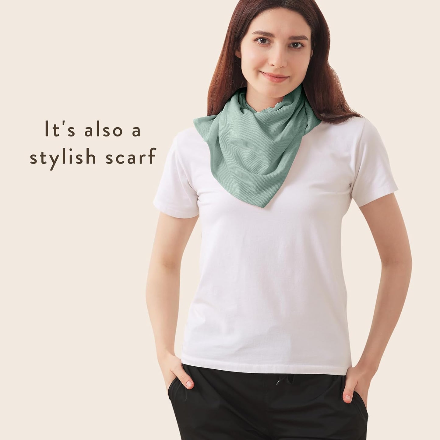 True Bub™ Full Coverage Soft and Breathable Nursing Cover for Breastfeeding