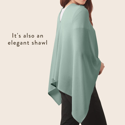 True Bub™ Full Coverage Soft and Breathable Nursing Cover for Breastfeeding