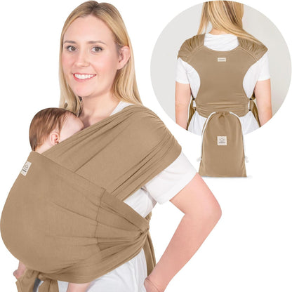 True Bub™ Keah Baby Wrap-Carrier Ergonomic Design