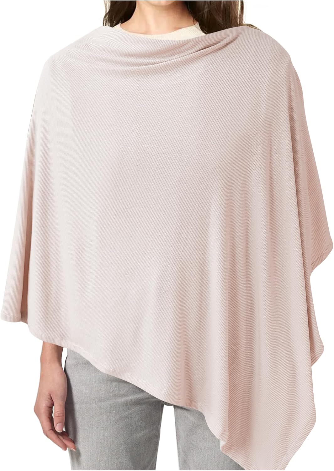 True Bub Konsy Knit Nursing Cover for Breastfeeding, Full Privacy Breathable Breastfeeding Cover, Multi-use Canopy