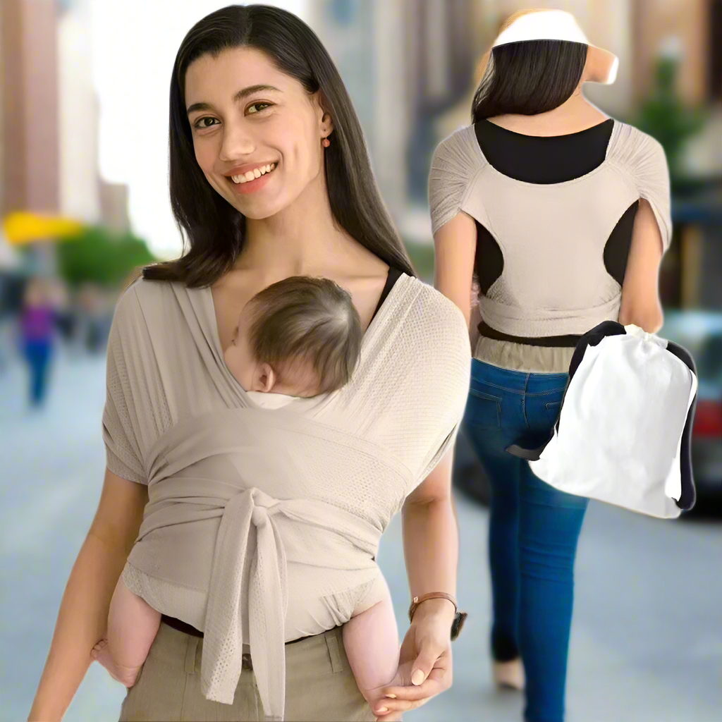 MeshMerry - Baby Wrap-Carrier Ergonomic Design