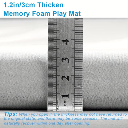 True Bub™ Tatami Velvet Fleece Rug – Luxury Thick, Warm, Anti-Slip Play Mat 3cm Thick