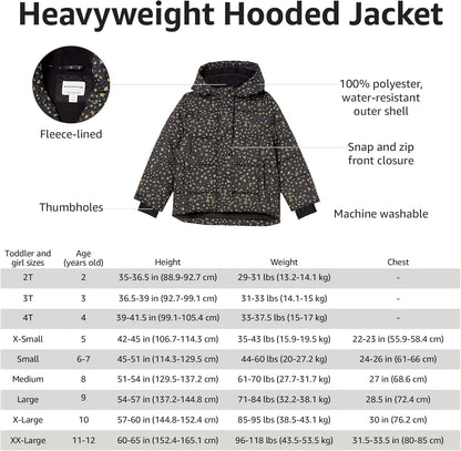 True Bub™ Essentials Girls' Insulated Heavyweight Hooded Puffer Jacket