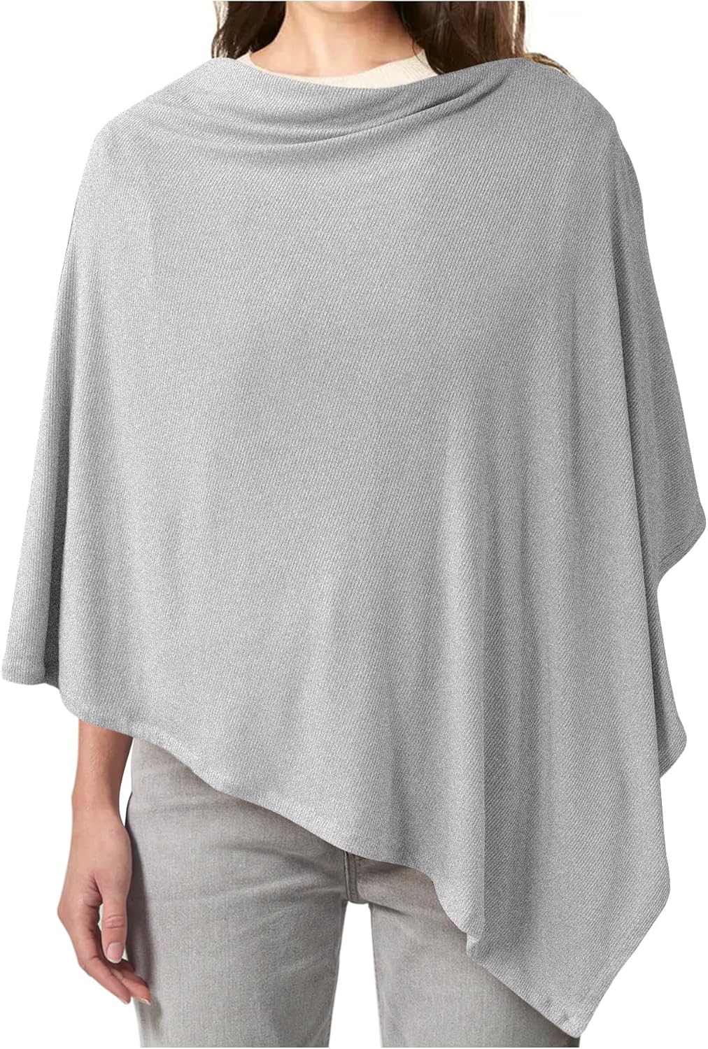 True Bub Konsy Knit Nursing Cover for Breastfeeding, Full Privacy Breathable Breastfeeding Cover, Multi-use Canopy