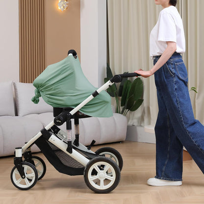 True Bub™ Stretch Seejoy Nursing Cover for Breastfeeding, 360°Full Coverage Nursing Poncho, Rayon Soft & Breathable Breastfeeding Cover up