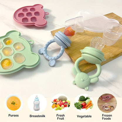 Baby Taste Sensory Set - Silicone utensils 6pcs