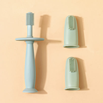 True Bub™ Baby Finger Toothbrush Soft Cleaning Toothbrush For Kids BPA Free Oral Health Care For Infants 3pcs