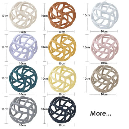 True Bub™ Food Grade BPA Free Teething Infant Chewing Toy Sensory Ball