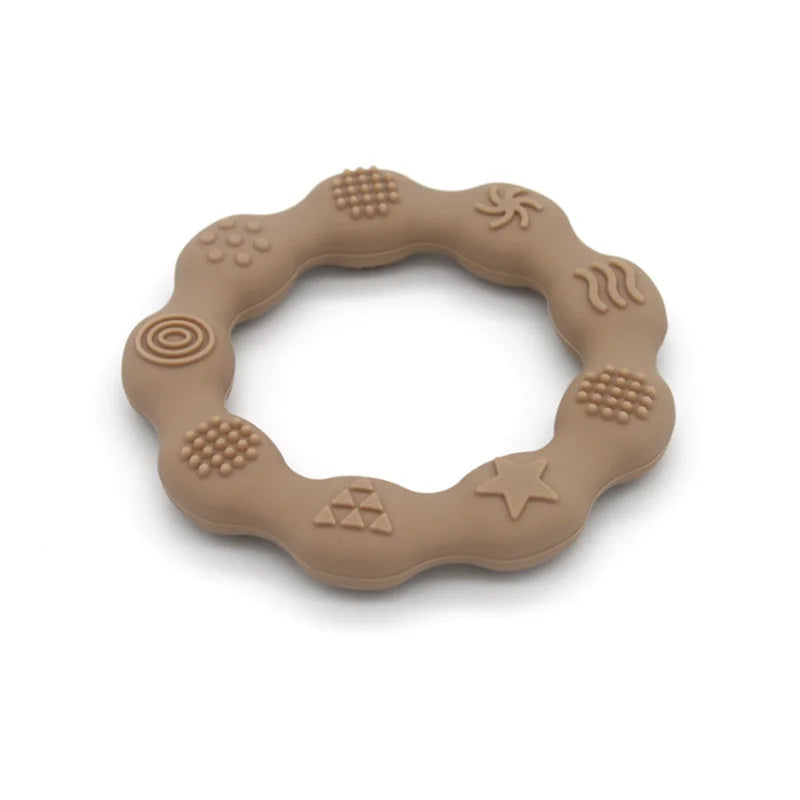 True Bub™ Food Grade BPA Free Baby Gum Soothing Teething Rings