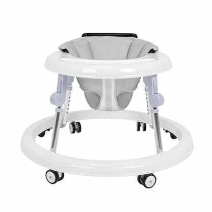 True Bub™ Grow With Me Foldable Anti-Rollover 5 Height Adjustable Baby Walker Aluminum Frame for 6-18 Months Infants