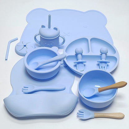 True Bub™ Cub Bub 14pcs Set - BPA Free Starting Solids Baby Feeding Set for Baby Led Weaning