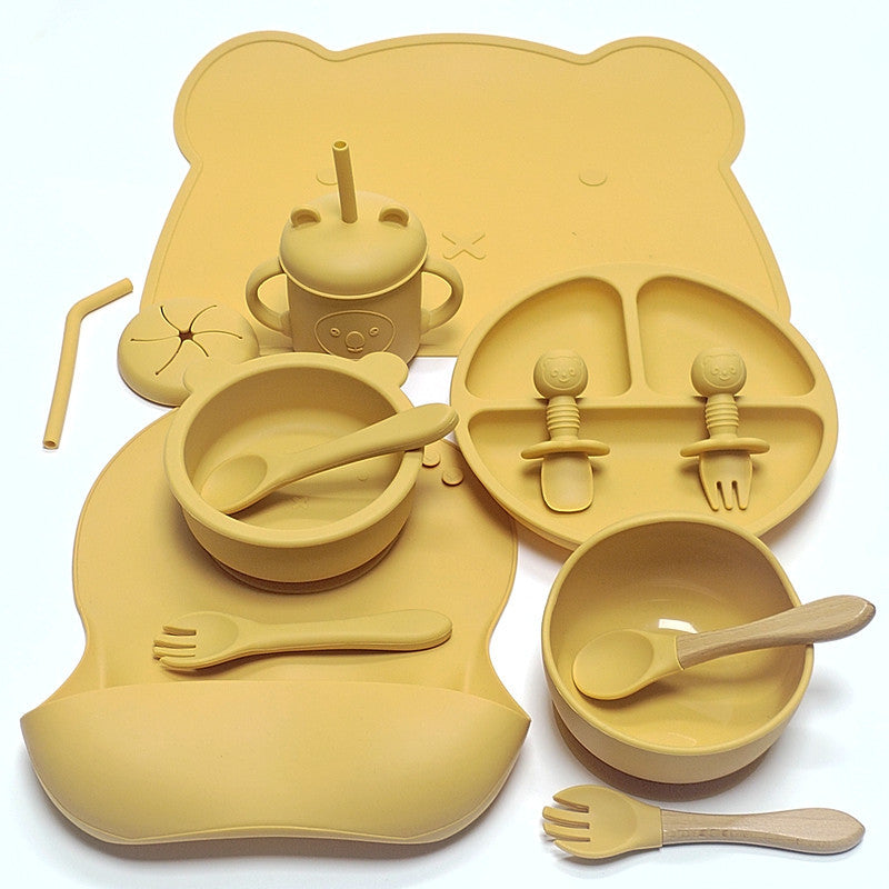True Bub™ Cub Bub 14pcs Set - BPA Free Starting Solids Baby Feeding Set for Baby Led Weaning