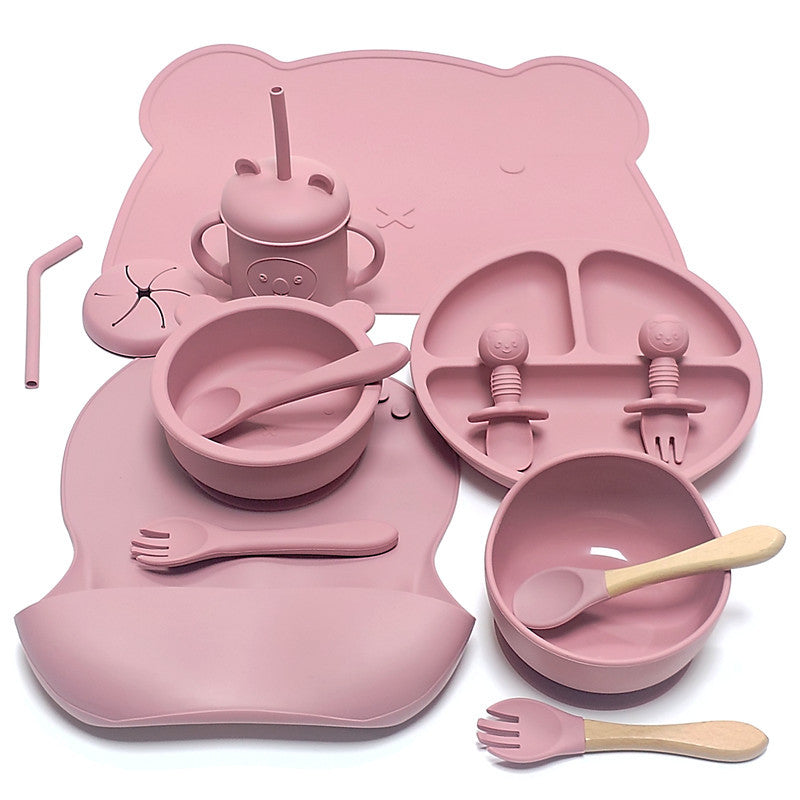 True Bub™ Cub Bub 14pcs Set - BPA Free Starting Solids Baby Feeding Set for Baby Led Weaning