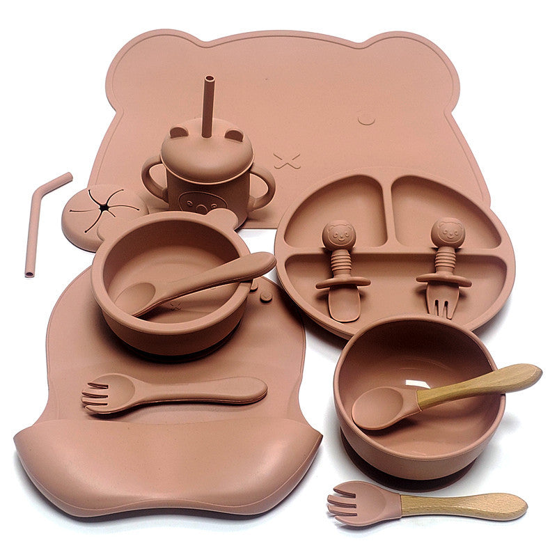 True Bub™ Cub Bub 14pcs Set - BPA Free Starting Solids Baby Feeding Set for Baby Led Weaning