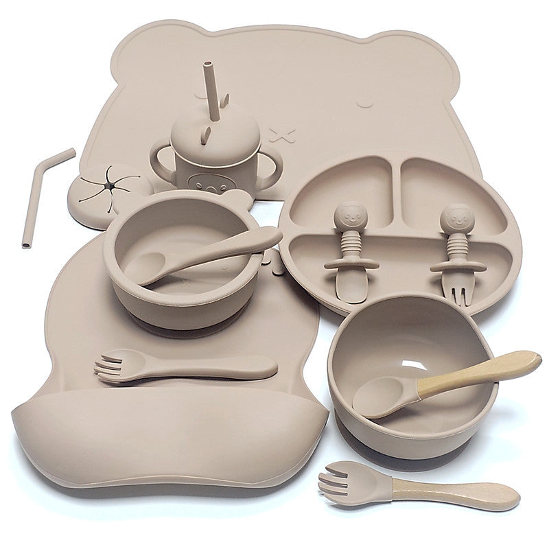 True Bub™ Cub Bub 14pcs Set - BPA Free Starting Solids Baby Feeding Set for Baby Led Weaning
