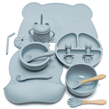True Bub™ Cub Bub 14pcs Set - BPA Free Starting Solids Baby Feeding Set for Baby Led Weaning